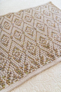 Mosaic Crochet Baby Blanket -Clover Store Mosaic Crochet Baby Blanket Pattern wowm 9