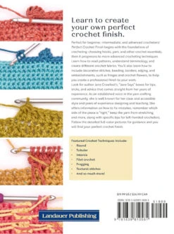 Perfect Crochet Finish Book By Jane Crowfoot -Clover Store Screen Shot 2024 03 19 at 11.31.49 AM