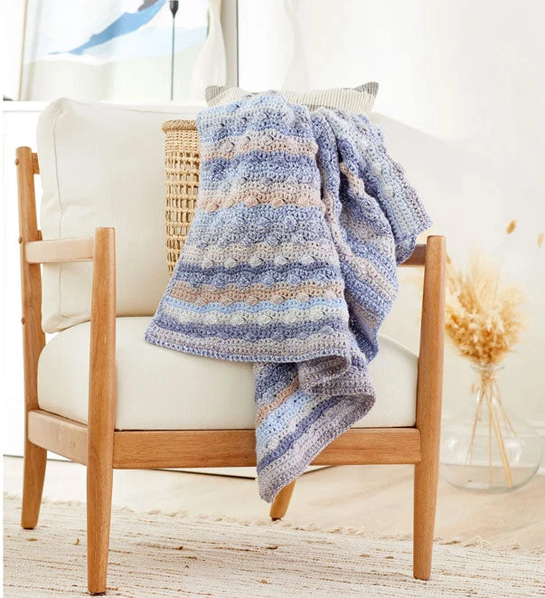Premier® Sideways Bobble Crochet Throw 1 Premier® Sideways Bobble Crochet Throw