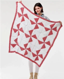 Peppermint Knit Blanket