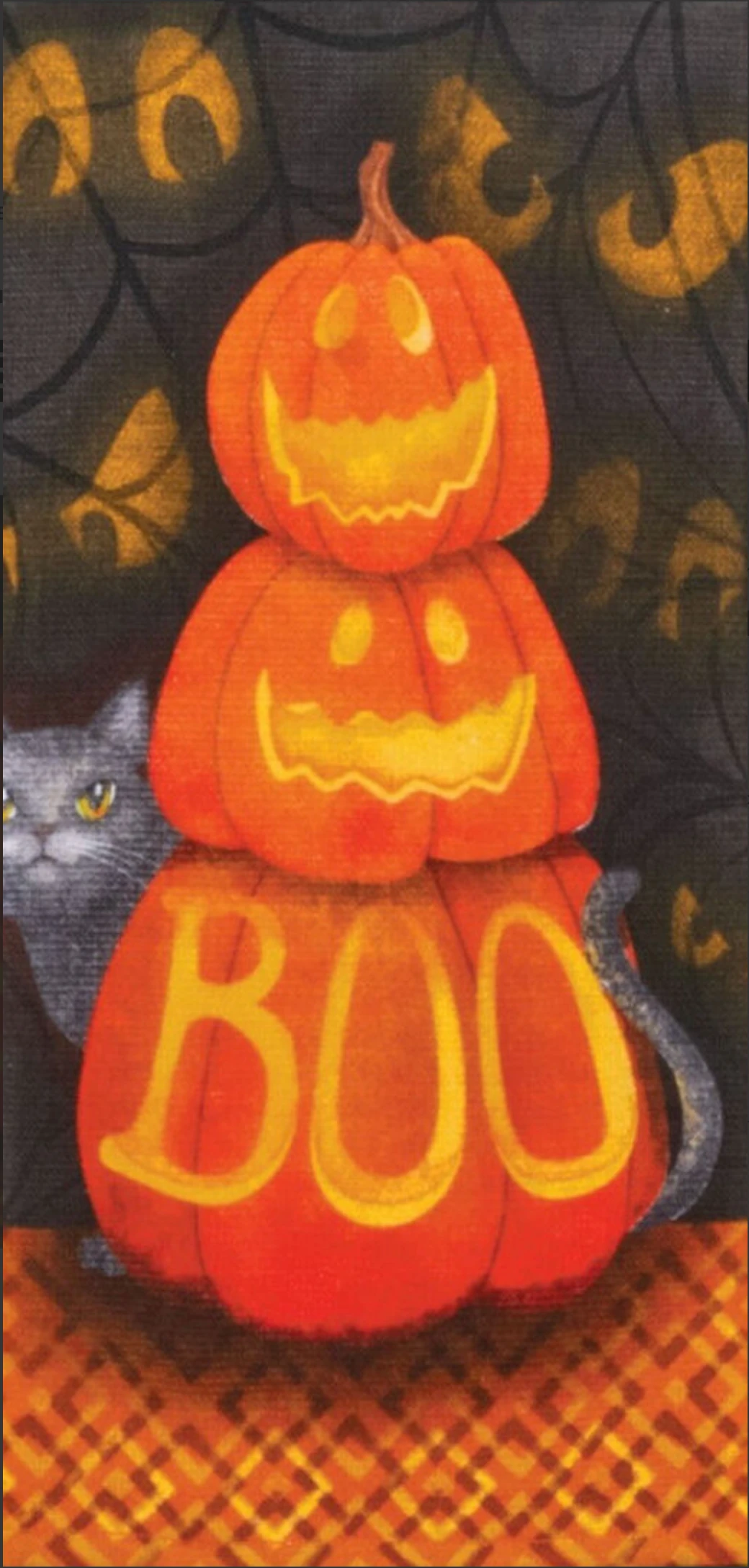 Boo Pumpkin Duo Purpose Towel 1 Boo Pumpkin Duo Purpose Towel