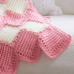 Tunisian Diamonds Blanket -Clover Store TunisianDiamondsByJoleaJensen 4194