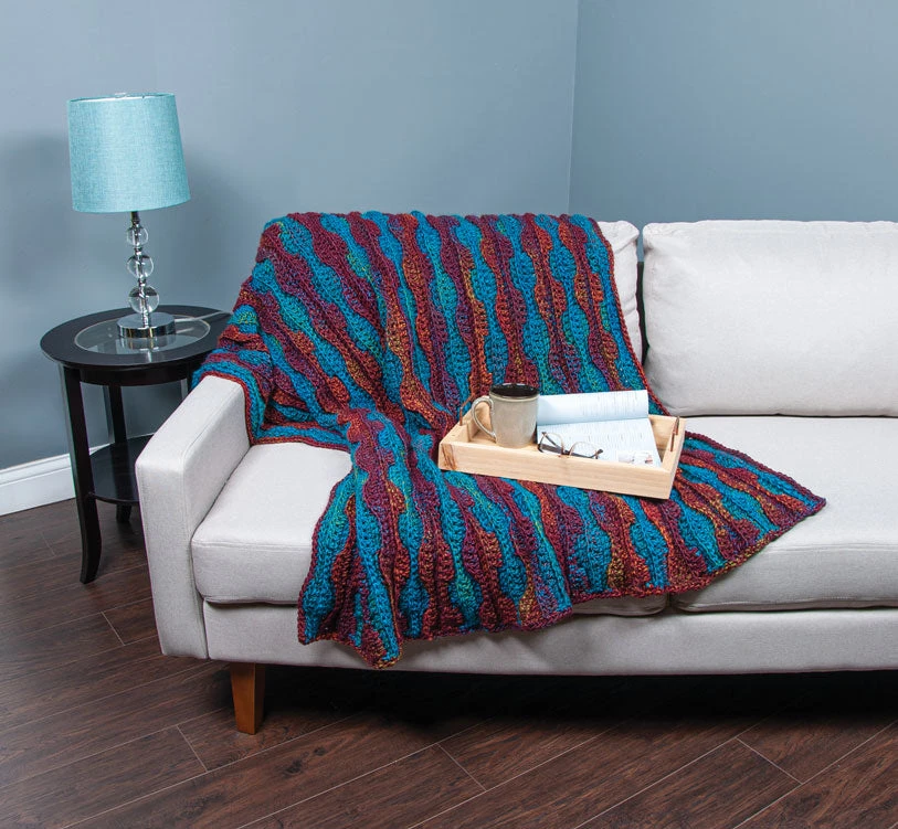 Crochet Fire & Rain Blanket 1 Crochet Fire & Rain Blanket