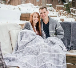 Chequered Plaid Afghan -Clover Store img 1037 1