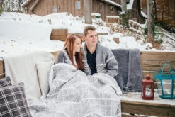 Chequered Plaid Afghan -Clover Store img 1043 1