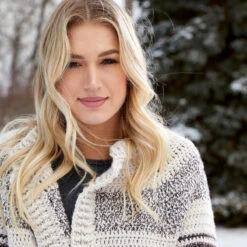 Naturally Stripes Cardigan -Clover Store kp 6777