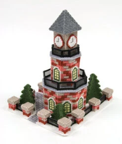 Plastic Canvas Village -Clover Store m22492b