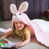 Hooded Rabbit Blanket
