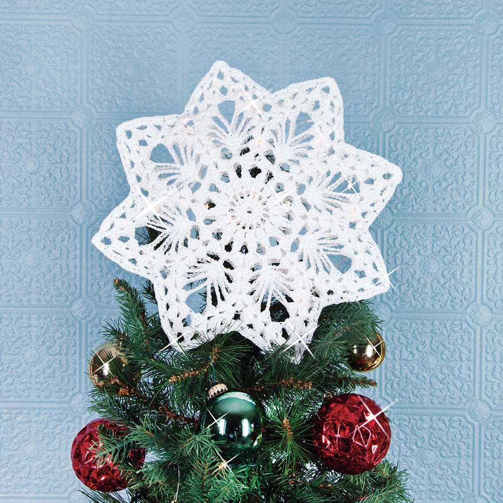 Crocheted Tree Topper 1 Crocheted Tree Topper