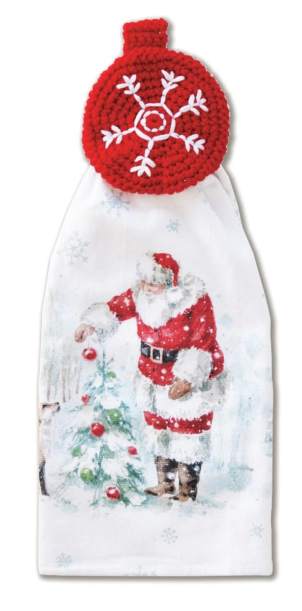 Ornament Topper With Terry Towel 1 Ornament Topper With Terry Towel