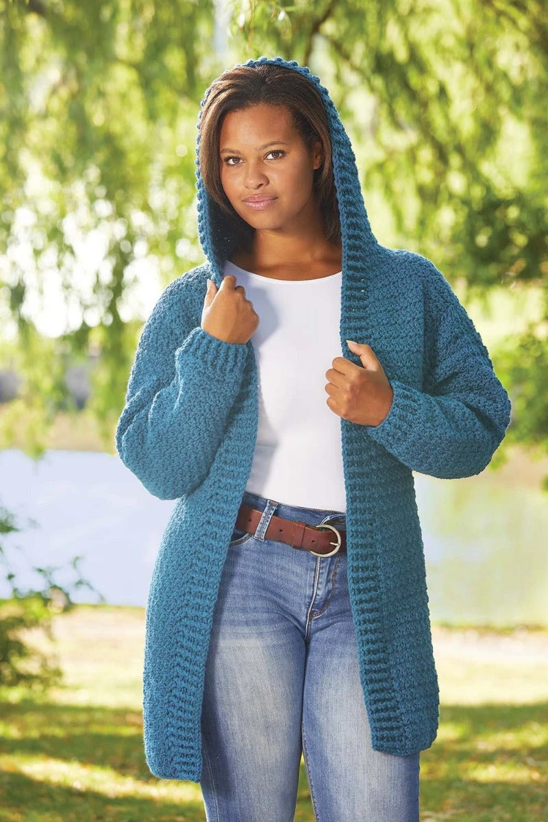 Hooded Crocheted Cardigan 5 Hooded Crocheted Cardigan - Image 5