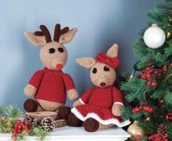 Rudy And Rita Reindeer Crochet Kit