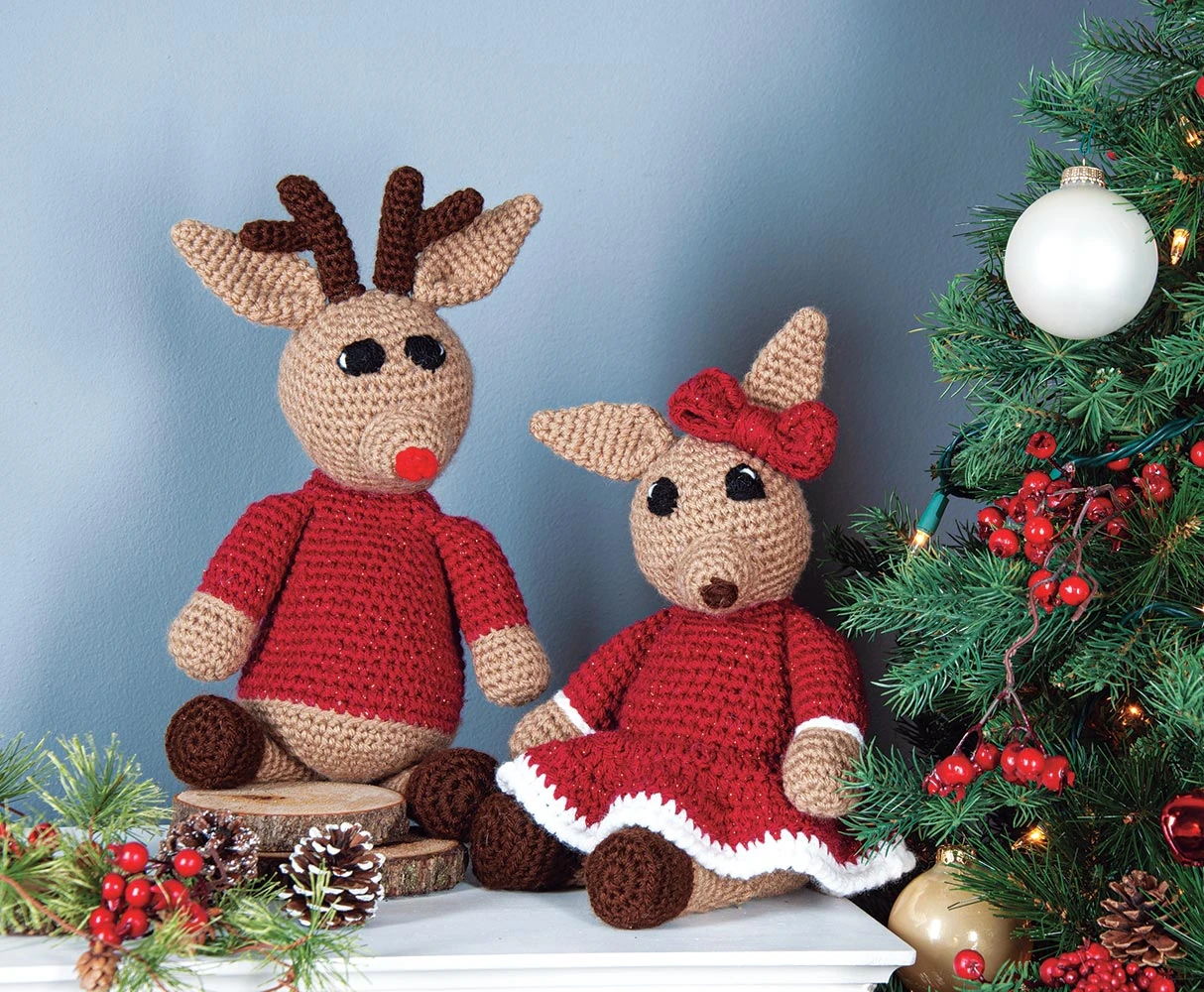 Rudy And Rita Reindeer Crochet Kit 1 Rudy And Rita Reindeer Crochet Kit