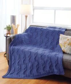 Spinning Ribbon Blanket 28 Spinning Ribbon Blanket -Clover Store m96324dkdenim