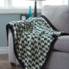 Drop Stitch Chevron Blanket