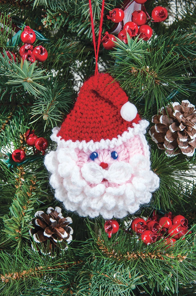 St. Nick Faces Crochet Christmas Ornament Kit 1 St. Nick Faces Crochet Christmas Ornament Kit
