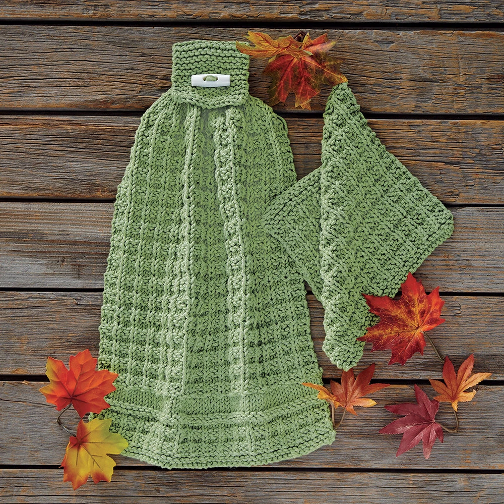 Hanging Towel & Dishcloth Set 1 Hanging Towel & Dishcloth Set