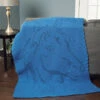 Horse Head Filet Throw