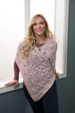 Criss Cross Cables Wrap -Clover Store mary maxim 3631