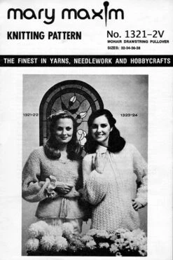 Mohair Drawstring Pullover Pattern