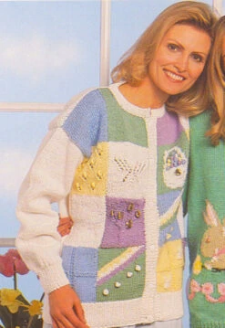 Patchwork Easter Cardigan Pattern