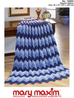 Rippled Afghan Pattern
