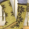 Fair Isle Slipper Socks Pattern