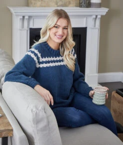 Casual Pullover 13 Casual Pullover -Clover Store starlette azure0026