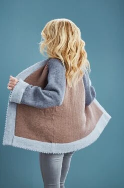 Tri-Tone Jacket -Clover Store starlette knit jacket0544