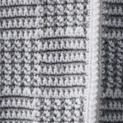 Chequered Plaid Afghan -Clover Store supersaver chequered detail2