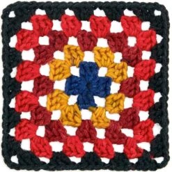 Red Heart All In One Granny Square Yarn -Clover Store y6302019